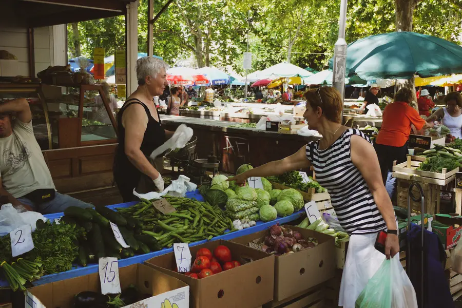 pazar green market in split