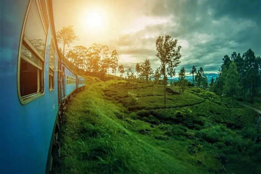 The Scenic train journey from Kandy to Nuwara Eliya and Ella