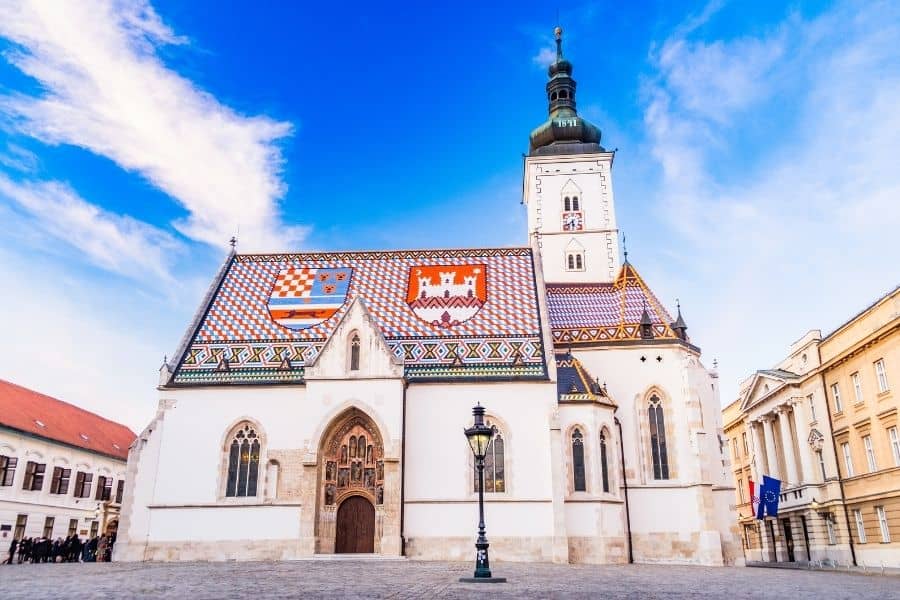 st marks church zagreb croatia