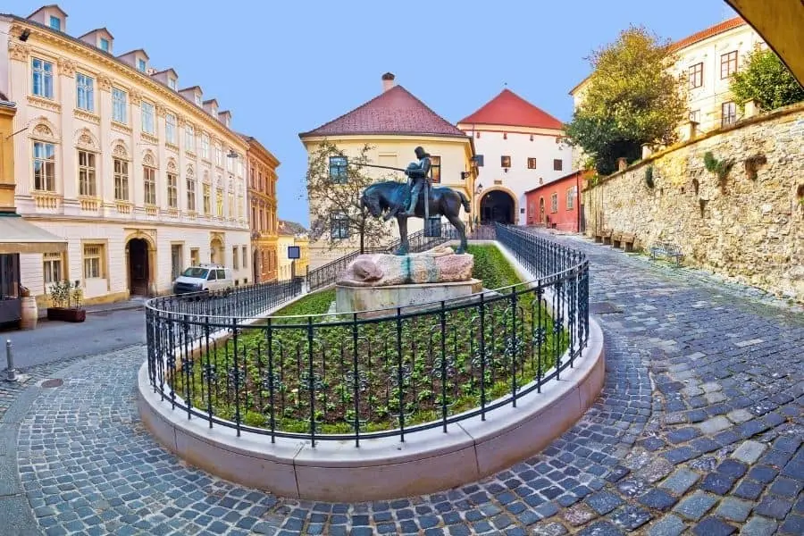 stone gate upper town zagreb croatia