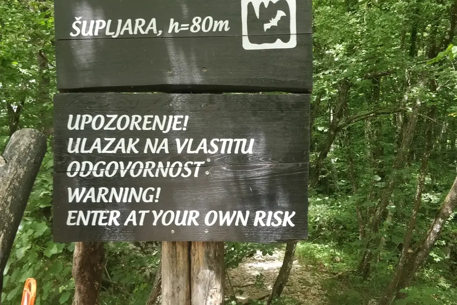 Šupljara Cave plitvice lakes croatia