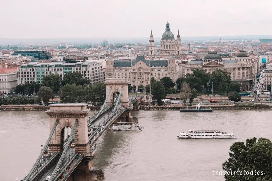Széchenyi Chain Bridge Budapest Hungary