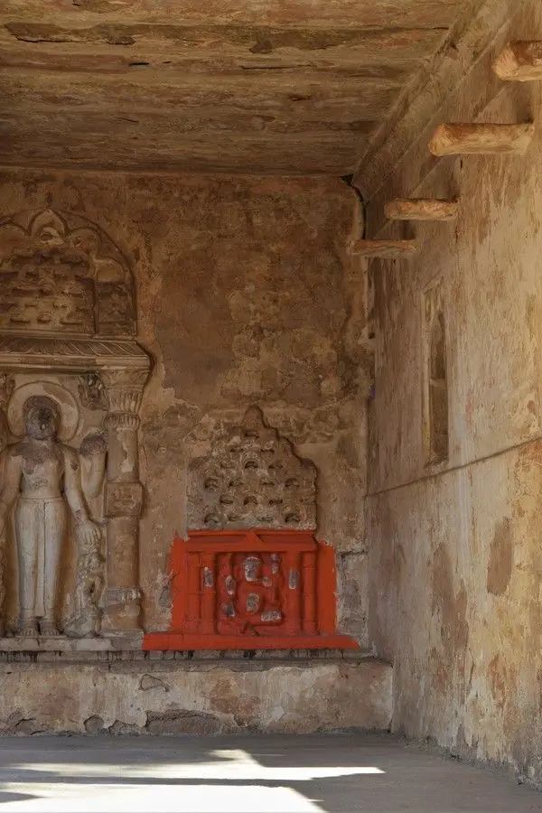 Four armed Vishnu at the Chaturbhuj Temple