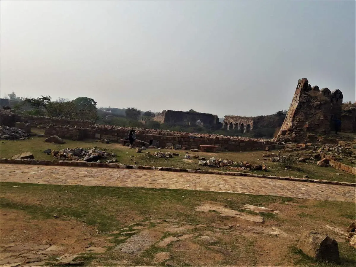 tughlaqabad fort in delhi india