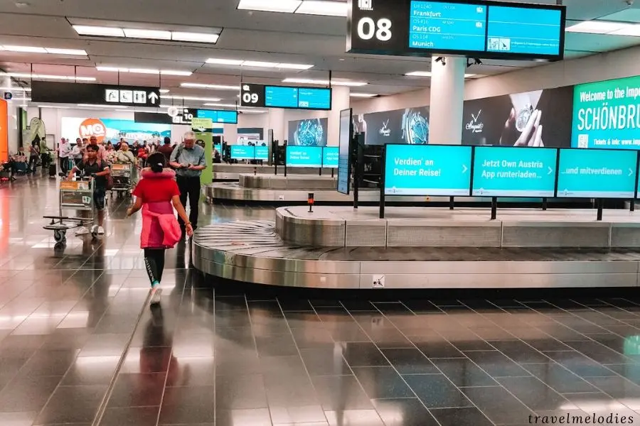 vienna airport austria itinerary