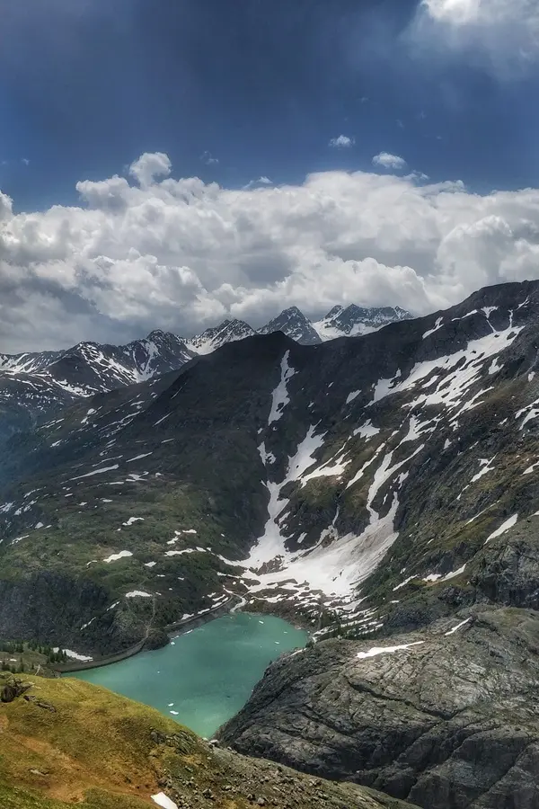 view from alpincenter glocknerhaus grossglockner