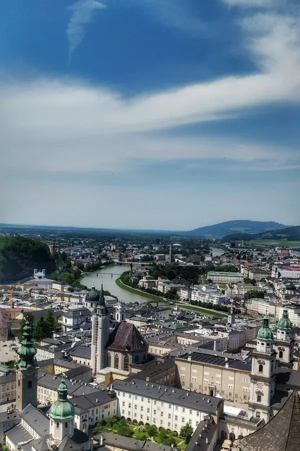 Salzburg City as seen from Hohensalzburg