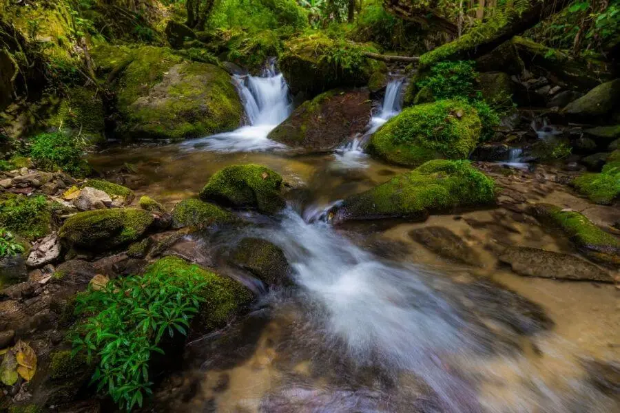 waterfall shiya piro ziro valley