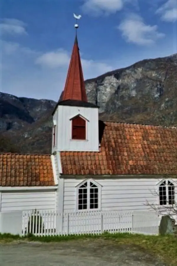 smallest stave church in Undredal Norway 