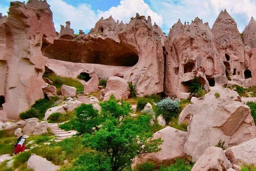 zelve open air museum in urgup cappadocia