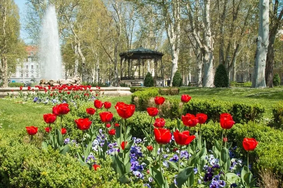 zrinjevac nikola subic zrinski square zagreb croatia