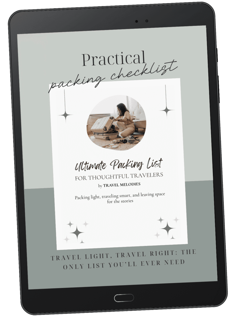 ultimate travel packing checklist by Faraway Notes