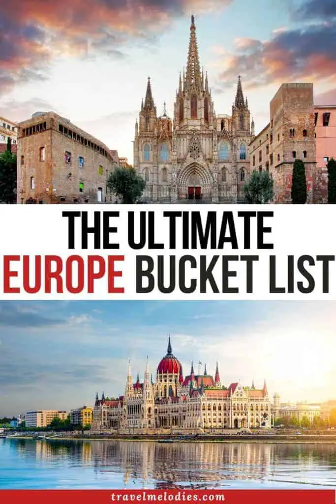 ultimate europe bucket list