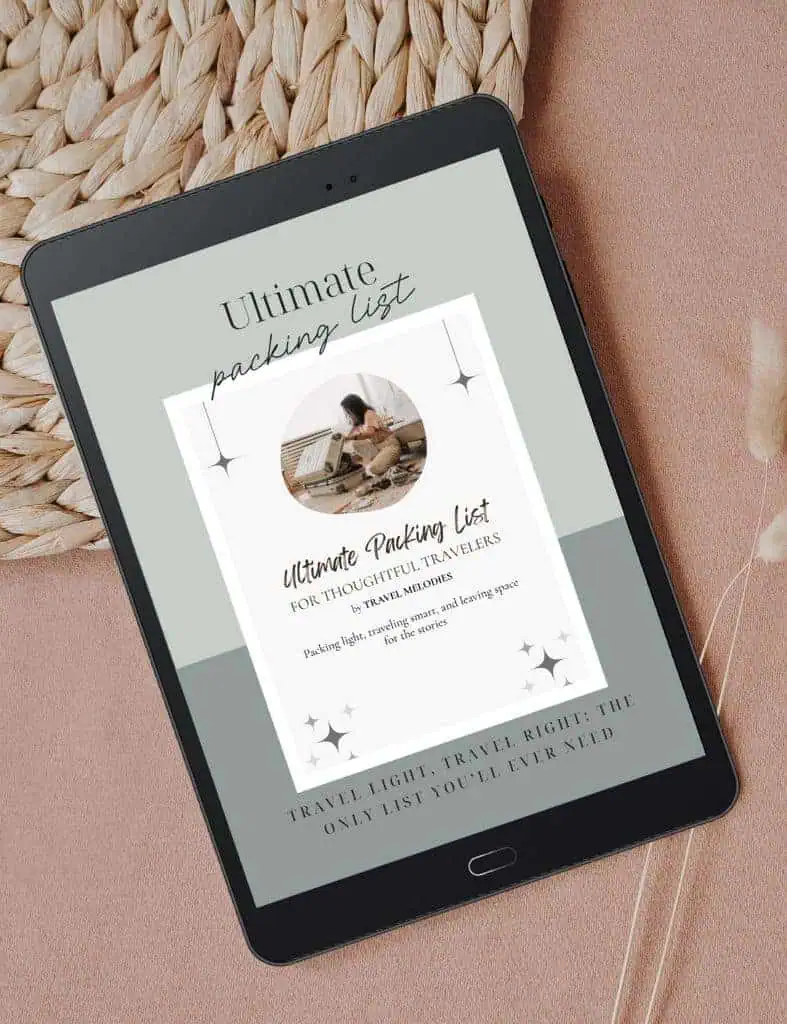 ultimate travel packing checklist by Faraway Notes