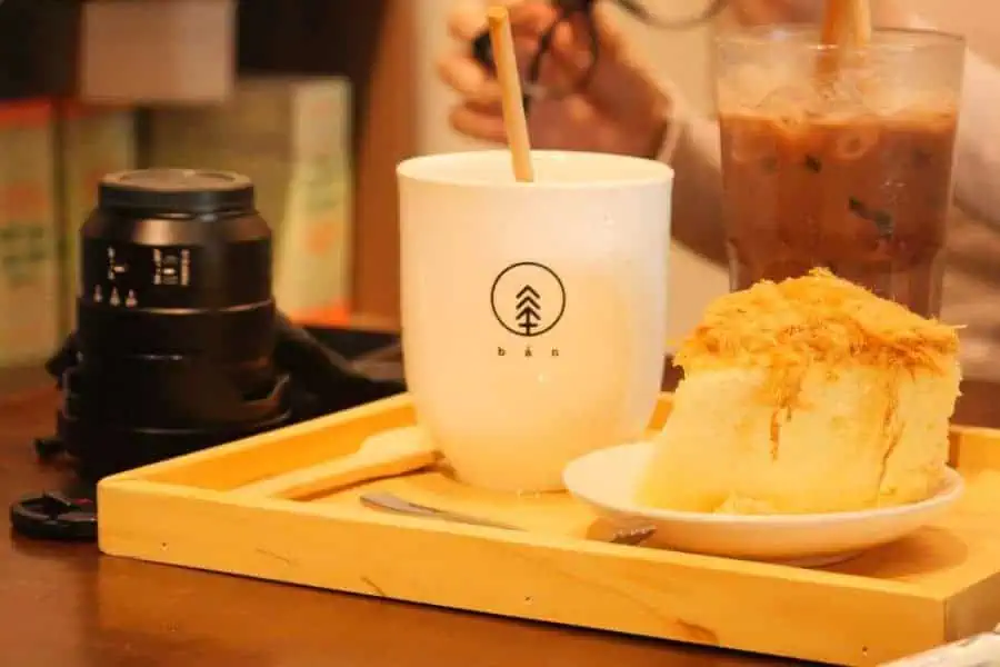 vietnamese coffee at ban ca phe ho chi minh city