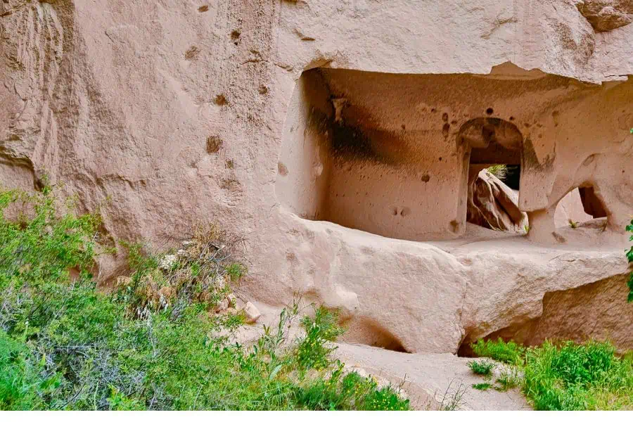 ancient rock cut structures at zelve open air museum cappadocia